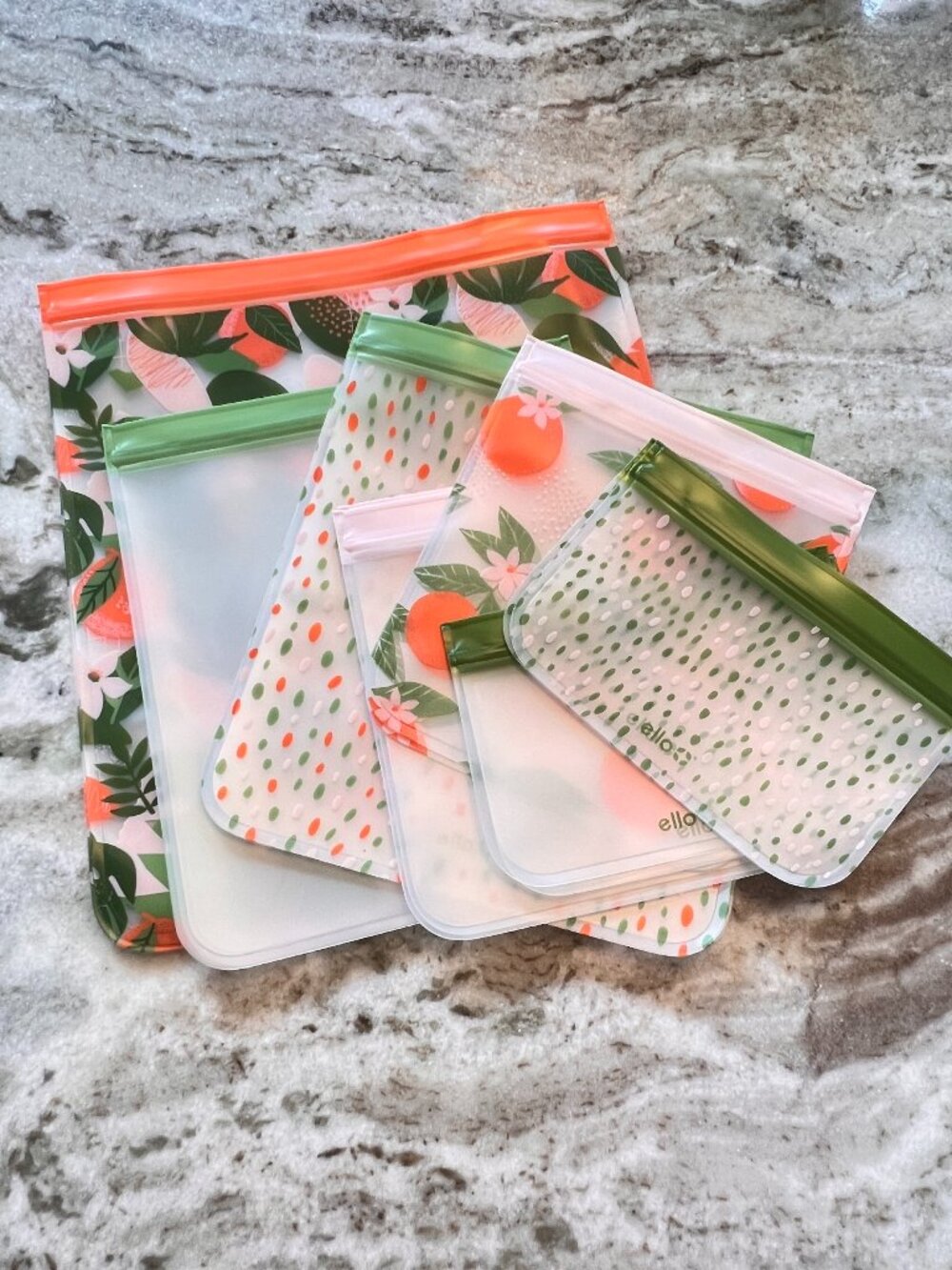 Ello Reusable Food Storage Bags 14 Piece Set